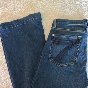 7 for all mankind dark wash flare jeans